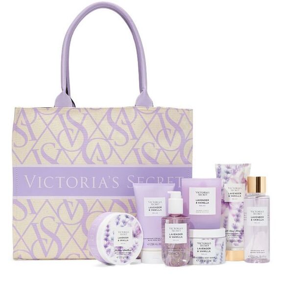 VICTORIAs SECRET The Balance Ritual Kit lavender gift sets Pink NWT discontinued - Picture 4 of 5